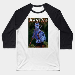 AVATAR: Recombinant Miles Quaritch Poster Baseball T-Shirt